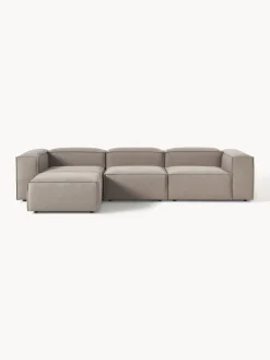 Westwing Collection Sofá rinconera modular con reposapiés izquierdo/derecho Lennon (4 plazas)^ Sofás 4 Plazas|Sofás