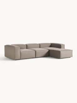 Westwing Collection Sofá rinconera modular con reposapiés izquierdo/derecho Lennon (4 plazas)^ Sofás 4 Plazas|Sofás