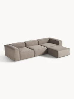 Westwing Collection Sofá rinconera modular con reposapiés izquierdo/derecho Lennon (4 plazas)^ Sofás 4 Plazas|Sofás