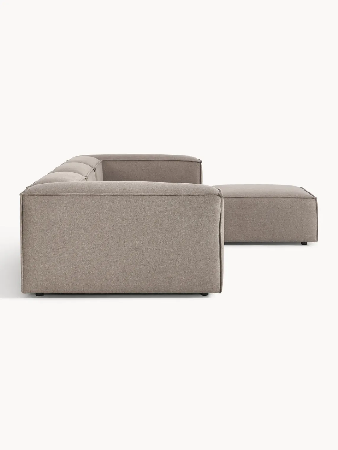 Westwing Collection Sofá rinconera modular con reposapiés izquierdo/derecho Lennon (4 plazas)^ Sofás 4 Plazas|Sofás