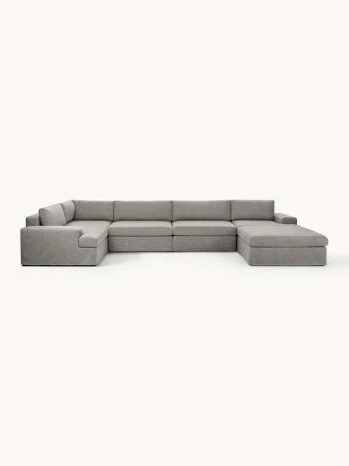 Westwing Collection Sofá rinconera modular con tapizado desenfundable Russell^ Sofás Rinconeras|Sofás
