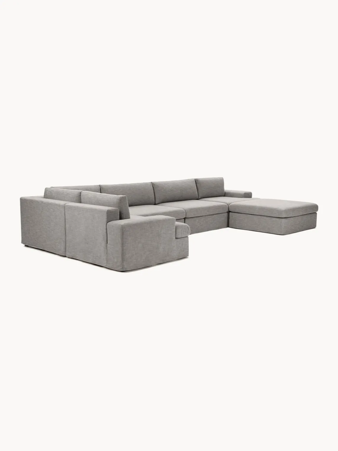 Westwing Collection Sofá rinconera modular con tapizado desenfundable Russell^ Sofás Rinconeras|Sofás
