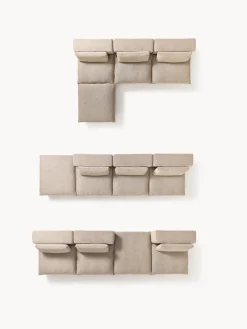 Westwing Collection Sofá rinconera modular con reposapiés izquierdo/derecho Felix