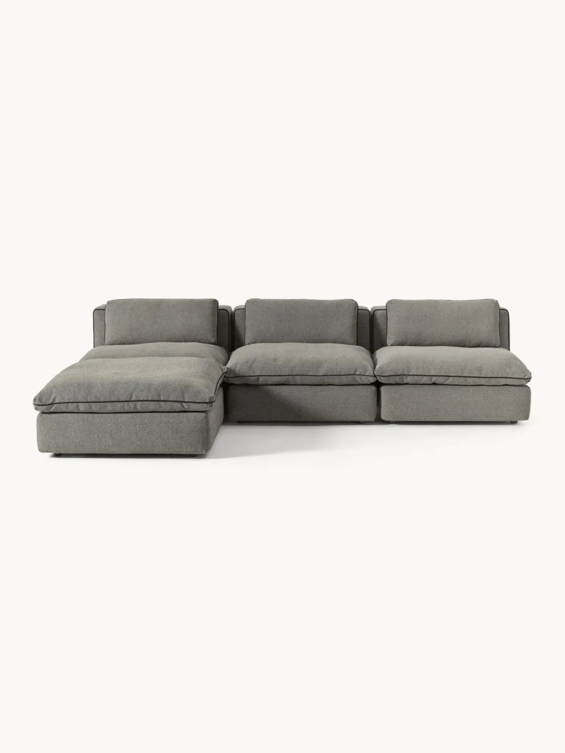 Westwing Collection Sofá rinconera modular con reposapiés izquierdo/derecho Felix^ Sofás Rinconeras|Sofás