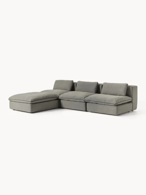 Westwing Collection Sofá rinconera modular con reposapiés izquierdo/derecho Felix^ Sofás Rinconeras|Sofás