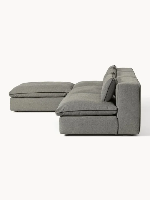 Westwing Collection Sofá rinconera modular con reposapiés izquierdo/derecho Felix^ Sofás Rinconeras|Sofás