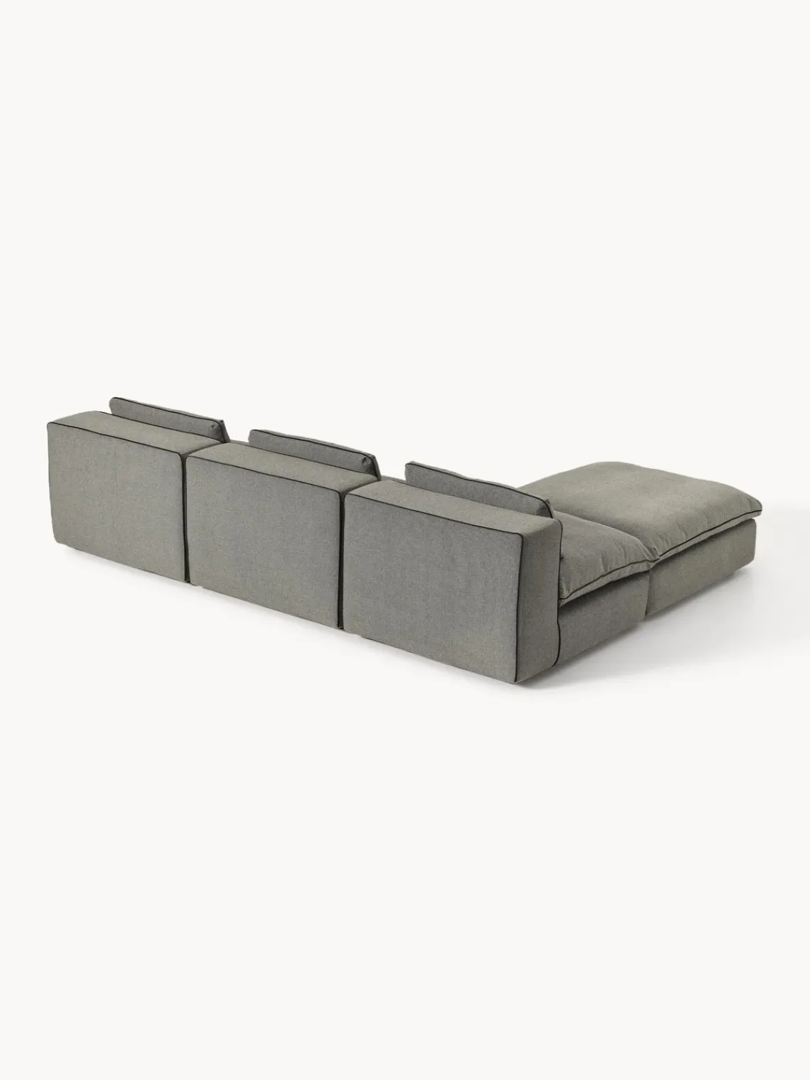 Westwing Collection Sofá rinconera modular con reposapiés izquierdo/derecho Felix^ Sofás Rinconeras|Sofás