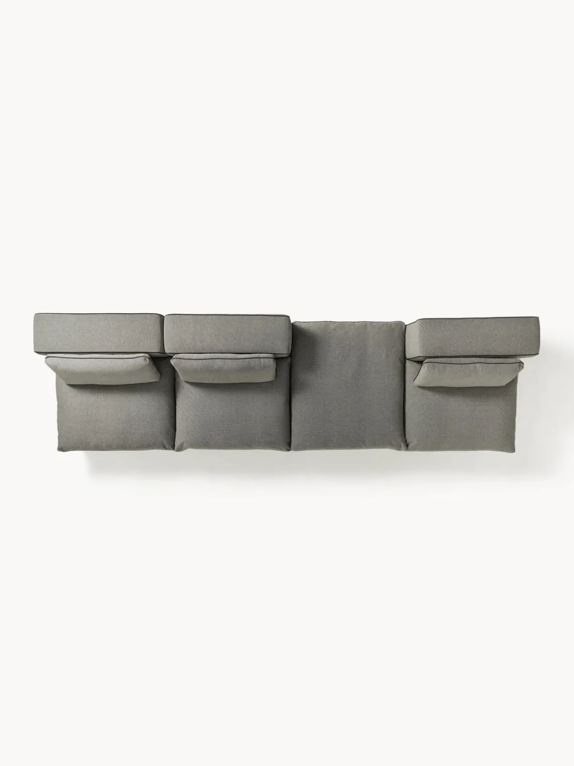 Westwing Collection Sofá rinconera modular con reposapiés izquierdo/derecho Felix^ Sofás Rinconeras|Sofás