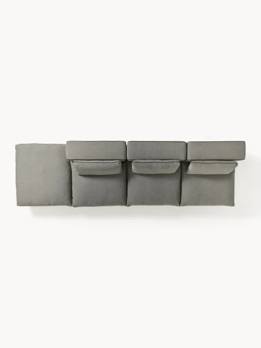 Westwing Collection Sofá rinconera modular con reposapiés izquierdo/derecho Felix^ Sofás Rinconeras|Sofás