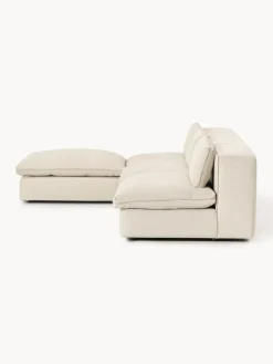 Westwing Collection Sofá rinconera modular con reposapiés izquierdo/derecho Felix