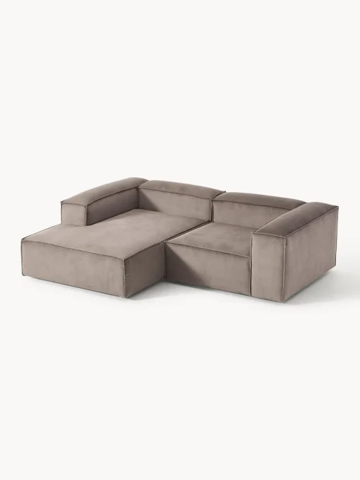 Westwing Collection Sofá rinconera modular de pana Lennon^ Sofás