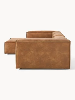 Westwing Collection Sofá rinconera modular de cuero reciclado Lennon^ Sofás