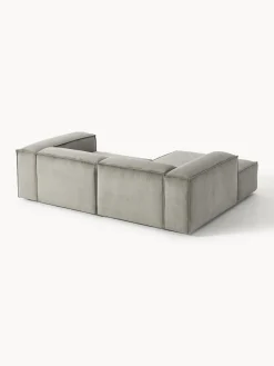 Westwing Collection Sofá rinconera modular de pana Lennon