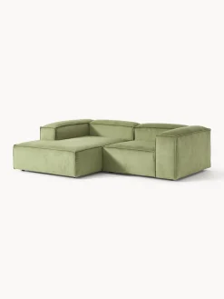 Westwing Collection Sofá rinconera modular de pana Lennon
