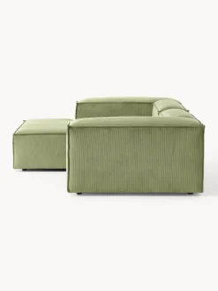 Westwing Collection Sofá rinconera modular de pana Lennon