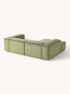 Westwing Collection Sofá rinconera modular de pana Lennon