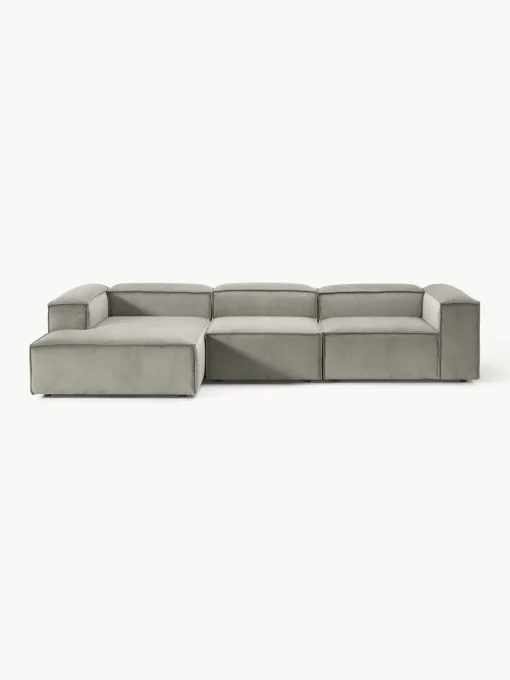 Westwing Collection Sofá rinconera modular de pana Lennon^ Sofás