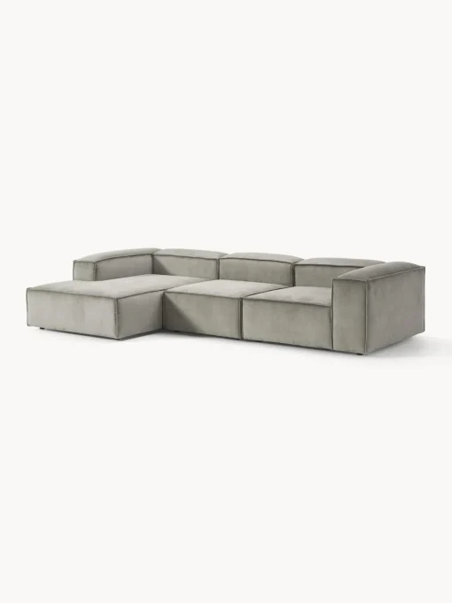 Westwing Collection Sofá rinconera modular de pana Lennon^ Sofás