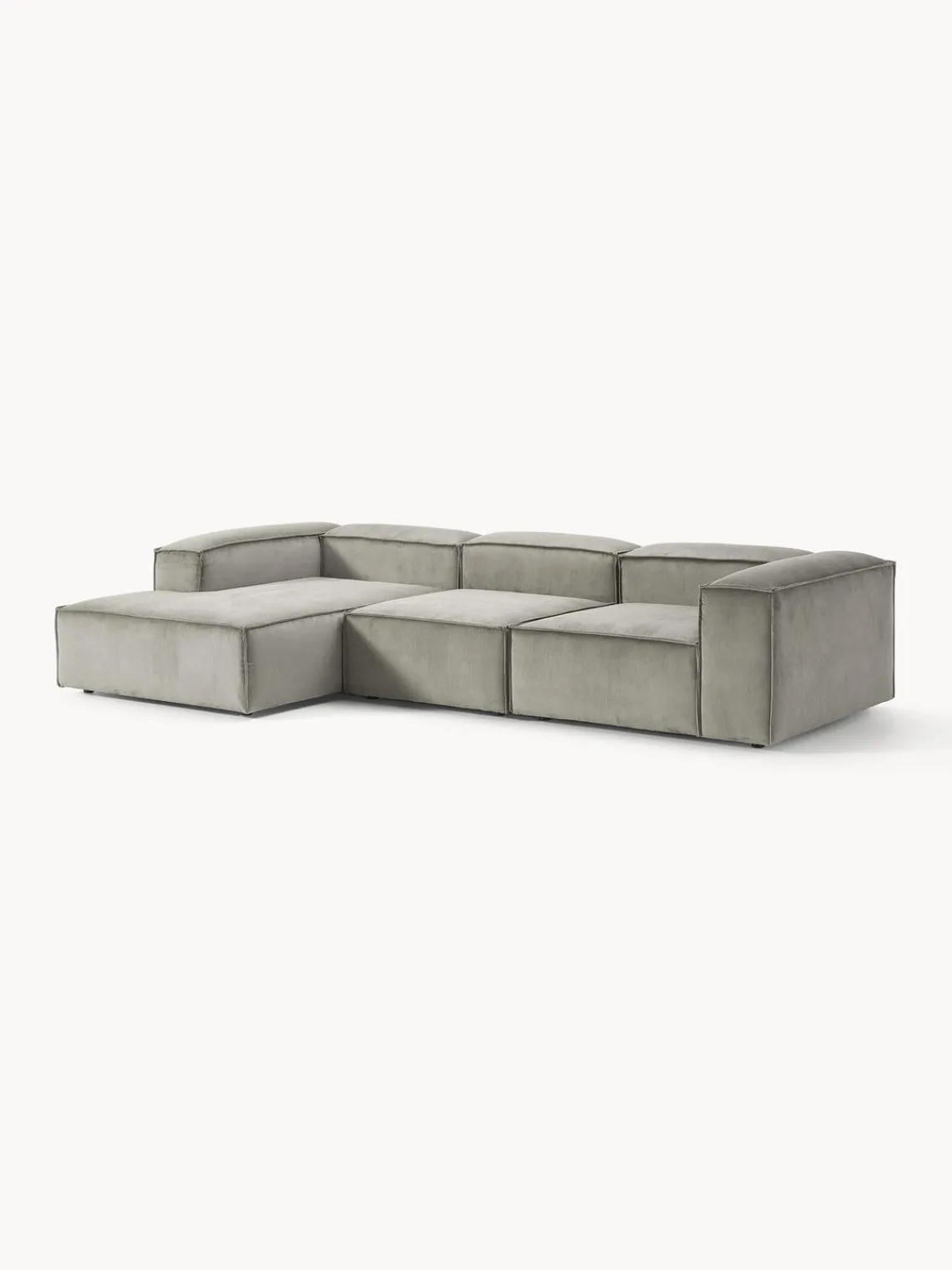 Westwing Collection Sofá rinconera modular de pana Lennon^ Sofás