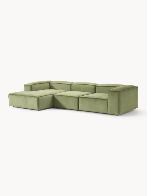 Westwing Collection Sofá rinconera modular de pana Lennon^ Sofás