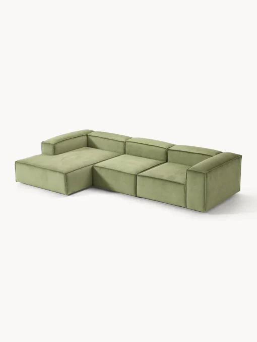 Westwing Collection Sofá rinconera modular de pana Lennon^ Sofás