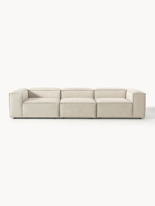Westwing Collection Sofá rinconera modular de pana Lennon (4 plazas)^ Sofás 4 Plazas