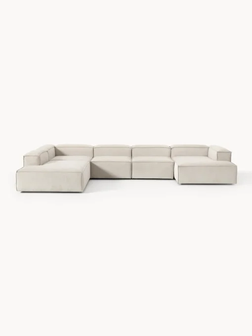 Westwing Collection Sofá rinconera modular de pana Lennon^ Sofás 4 Plazas