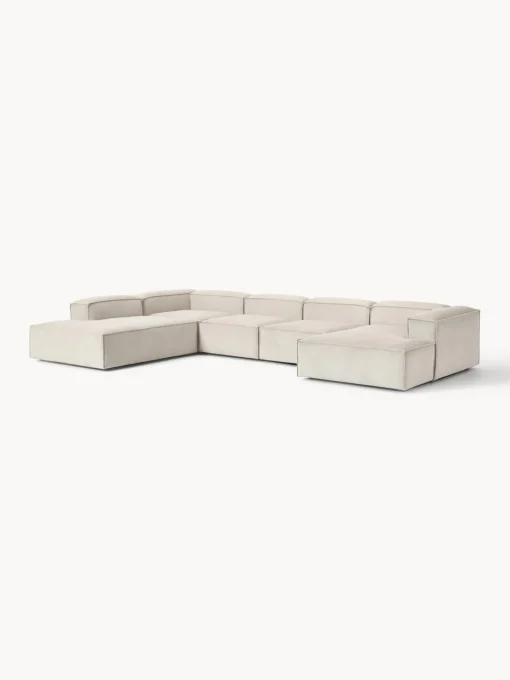 Westwing Collection Sofá rinconera modular de pana Lennon^ Sofás 4 Plazas