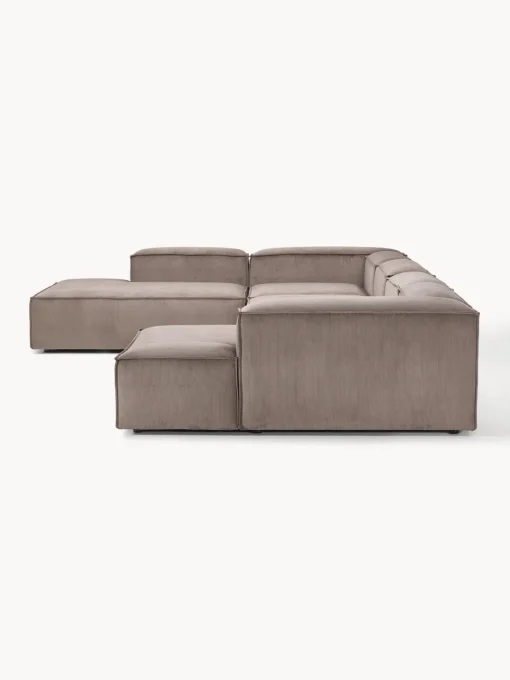 Westwing Collection Sofá rinconera modular de pana Lennon^ Sofás 4 Plazas