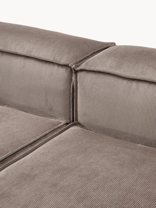 Westwing Collection Sofá rinconera modular de pana Lennon^ Sofás 4 Plazas