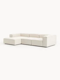 Westwing Collection Sofá rinconera modular de mezcla de lino Lennon^ Sofás