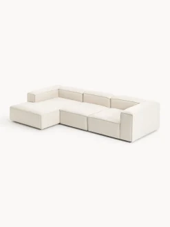 Westwing Collection Sofá rinconera modular de mezcla de lino Lennon^ Sofás