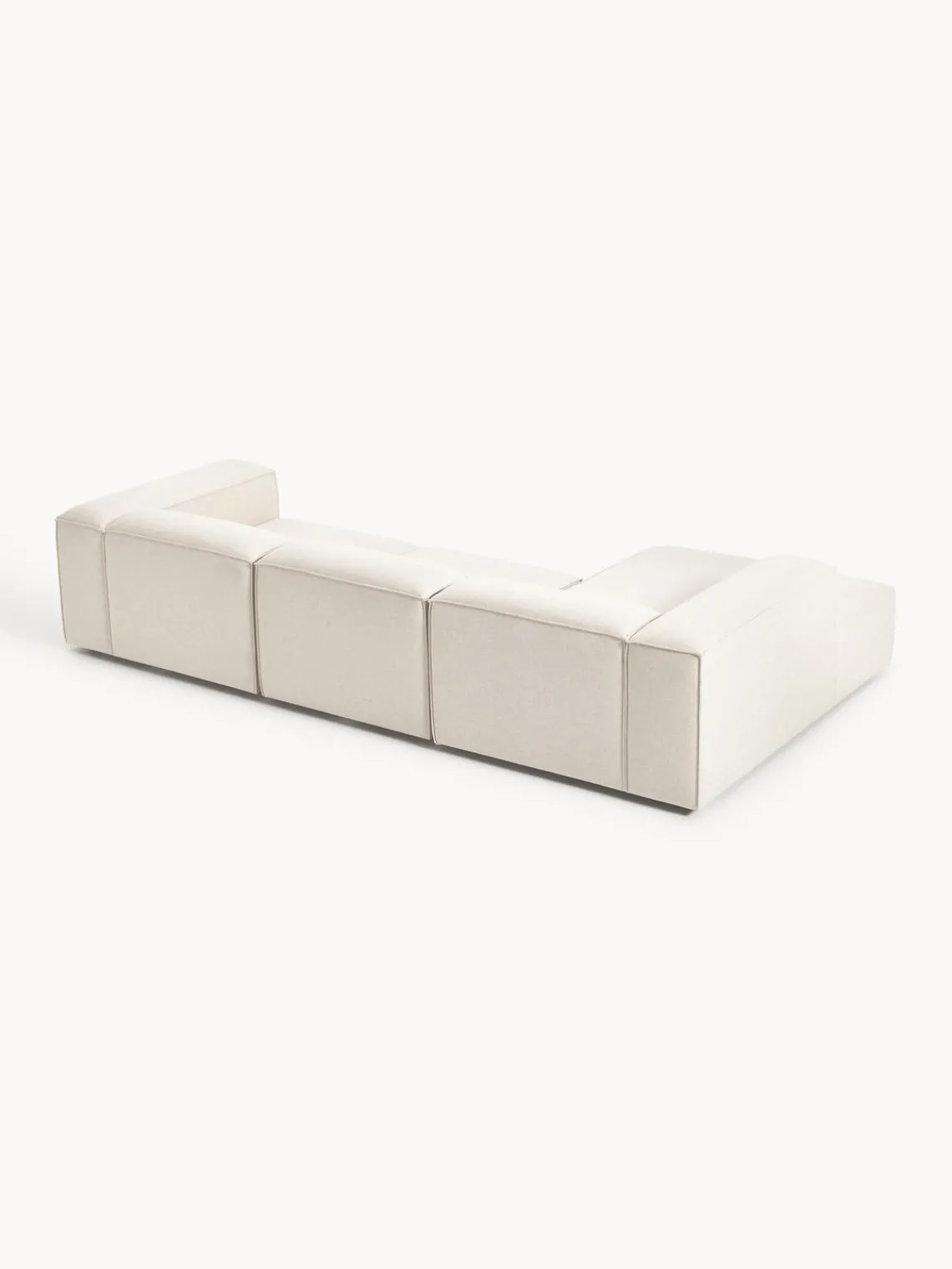 Westwing Collection Sofá rinconera modular de mezcla de lino Lennon^ Sofás