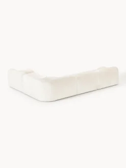 Westwing Collection Sofá rinconera modular de borreguillo bouclé Wolke (4 plazas)^ Sofás Rinconeras|Sofás