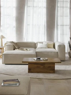 Westwing Collection Sofá rinconera modular de mezcla de lino Lennon^ Sofás