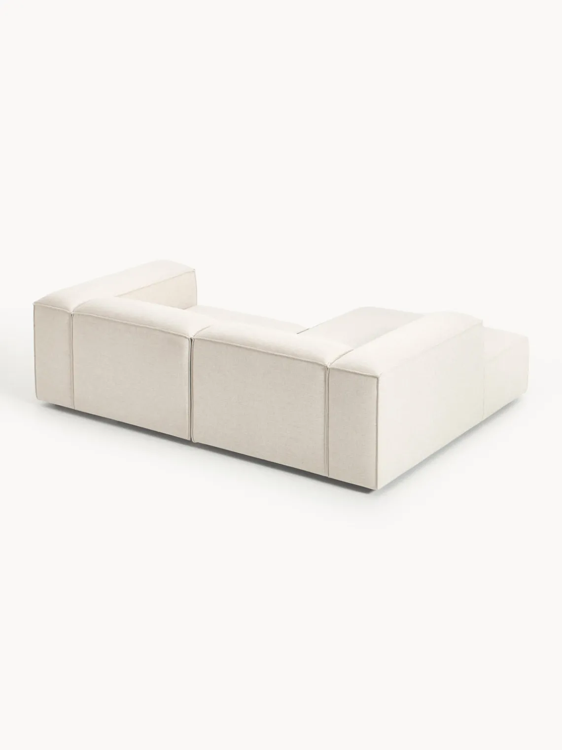 Westwing Collection Sofá rinconera modular de mezcla de lino Lennon^ Sofás