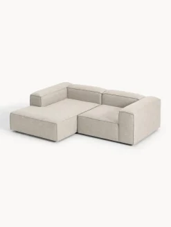 Westwing Collection Sofá rinconera modular de mezcla de lino Lennon^ Sofás