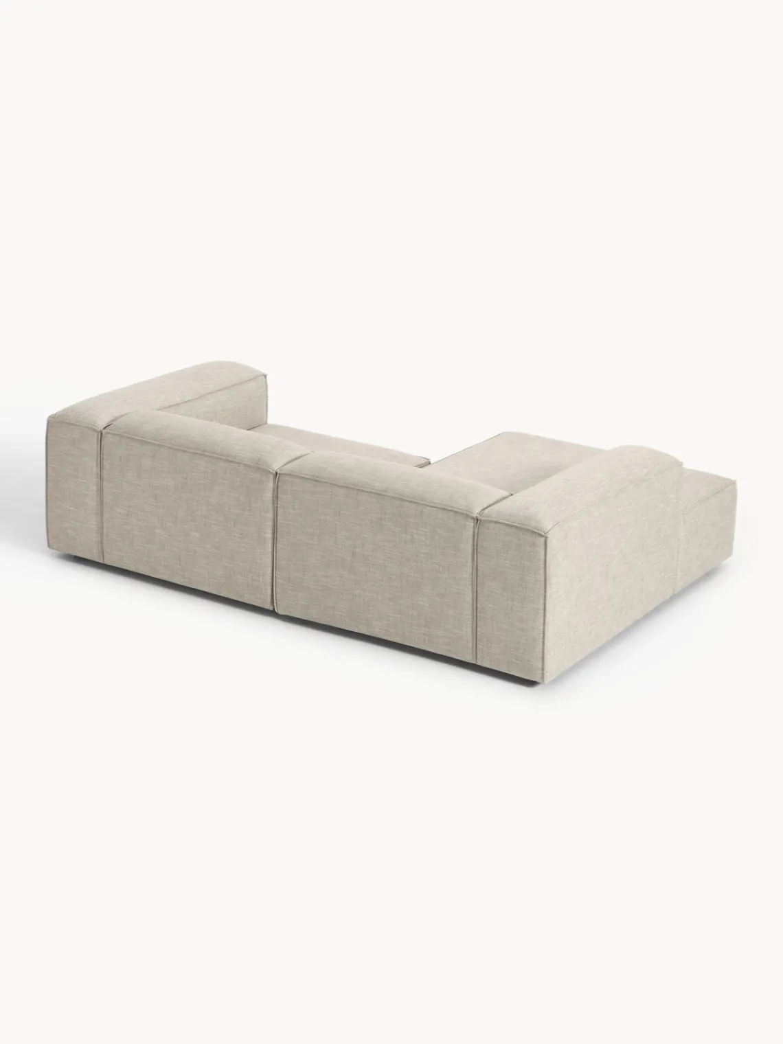 Westwing Collection Sofá rinconera modular de mezcla de lino Lennon^ Sofás