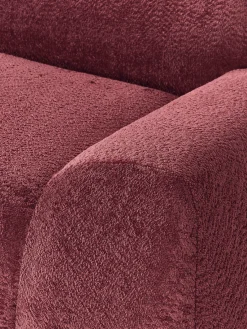Westwing Collection Sofá rinconera modular de borreguillo bouclé Wolke (4 plazas)