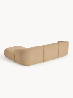 Westwing Collection Sofá rinconera modular en tejido bouclé Sofia (3 plazas)