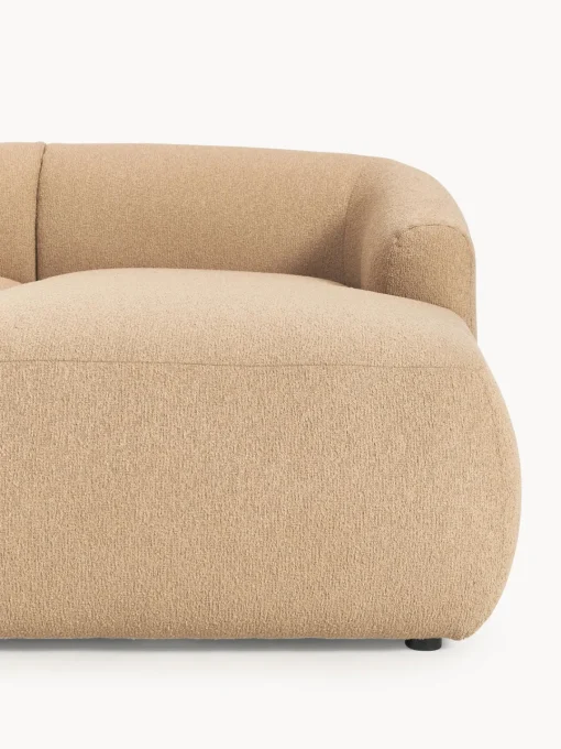 Westwing Collection Sofá rinconera modular en tejido bouclé Sofia (3 plazas)