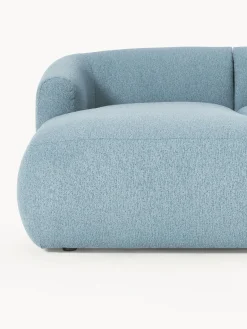 Westwing Collection Sofá rinconera modular en tejido bouclé Sofia