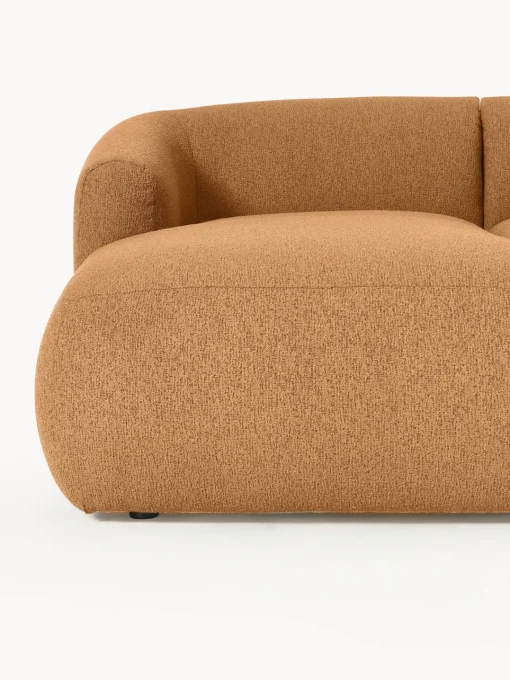 Westwing Collection Sofá rinconera modular en tejido bouclé Sofia