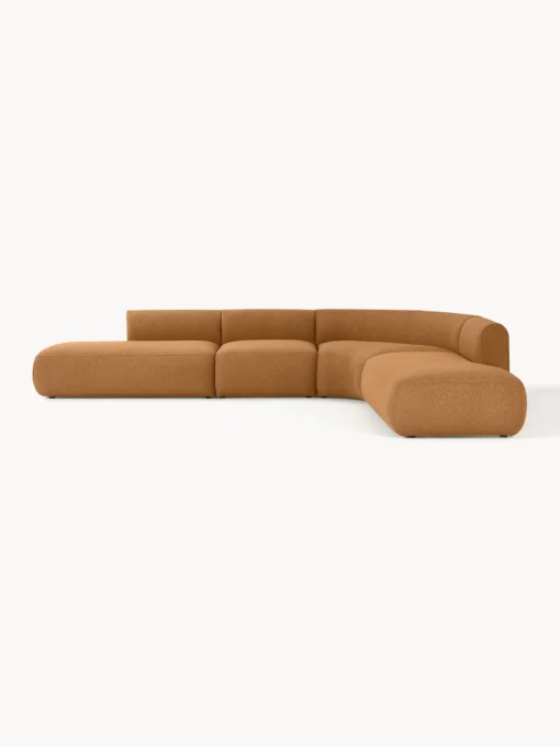 Westwing Collection Sofá rinconera modular en tejido bouclé Sofia (4 plazas)^ Sofás Rinconeras|Sofás
