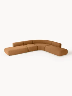 Westwing Collection Sofá rinconera modular en tejido bouclé Sofia (4 plazas)^ Sofás Rinconeras|Sofás
