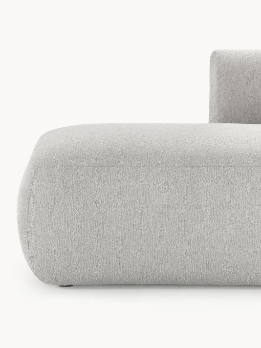 Westwing Collection Sofá rinconera modular en tejido bouclé Sofia (4 plazas)
