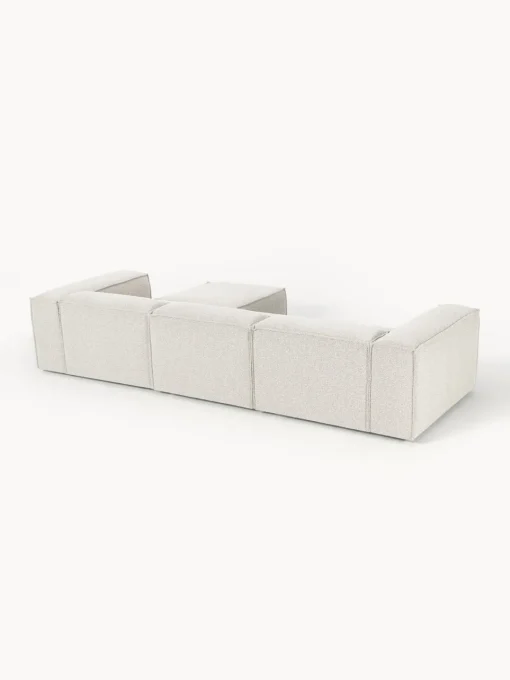 Westwing Collection Sofá rinconera modular en tejido bouclé con reposapiés izquierdo/derecho Lennon (4 plazas)^ Sofás 4 Plazas|Sofás
