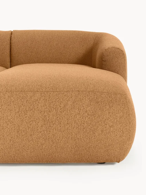 Westwing Collection Sofá rinconera modular en tejido bouclé Sofia (3 plazas)