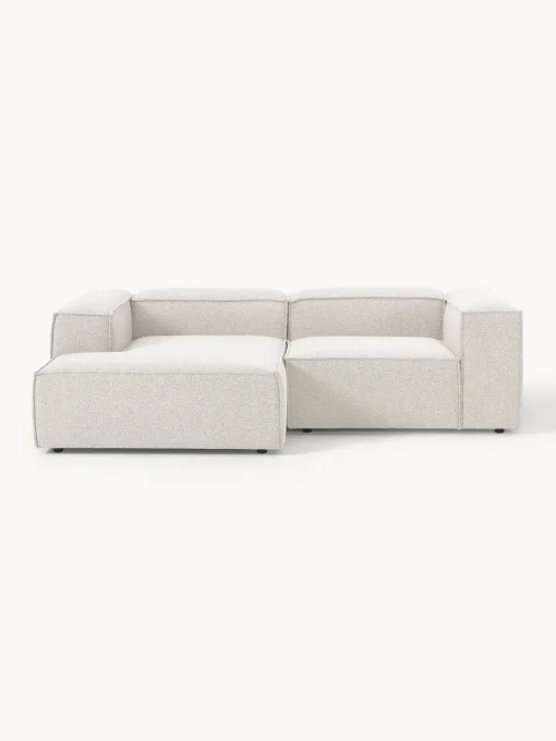 Westwing Collection Sofá rinconera modular en tejido bouclé Lennon^ Sofás