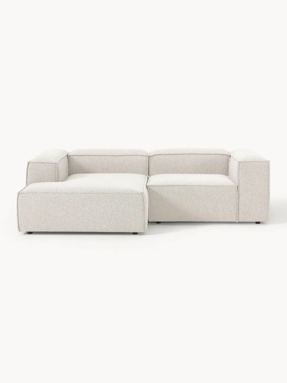 Westwing Collection Sofá rinconera modular en tejido bouclé Lennon^ Sofás